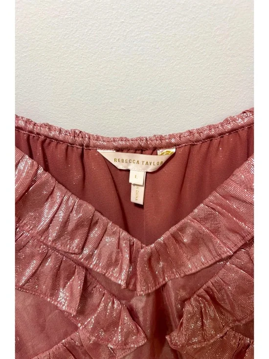 ASO Georgia Miller in Ginny and Georgia Ruffled Pink Top - Picture 4 of 10